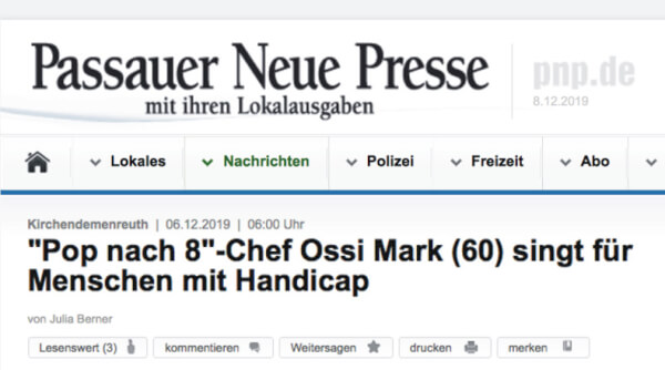 In der "Passauer Neue Presse"